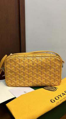 wholesale quality goyard yellow camera bag 020189